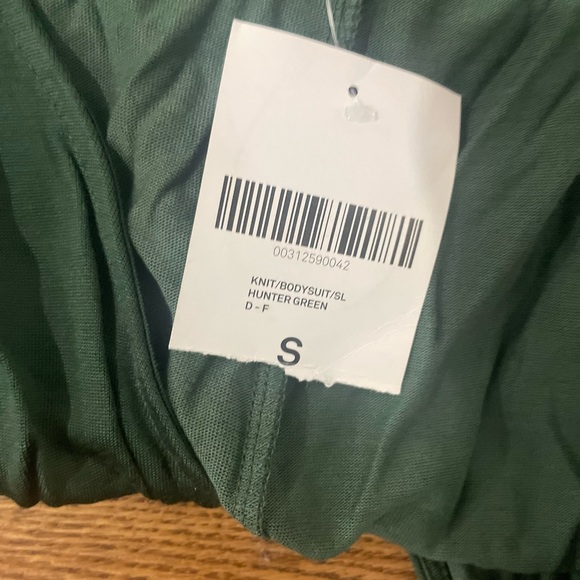 Knit bodysuit hunter green - Picture 3 of 4